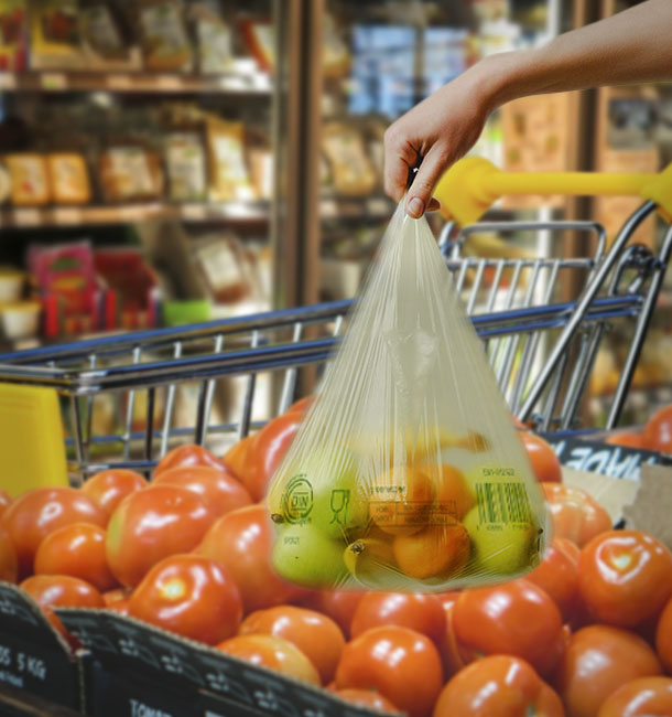 Bolsa Mercado Biodegradable Greenuso