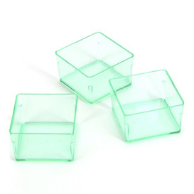 Misky pro Ochutnávky "Water Green" 4,2x4,2 cm (24 Kousky)