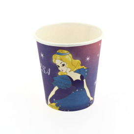 Kartonové Kelímek Navržen Princezny 200ml (25 Kousky)
