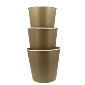 Papírový Kbelík na Kuře 5100ml (100 Kousky)