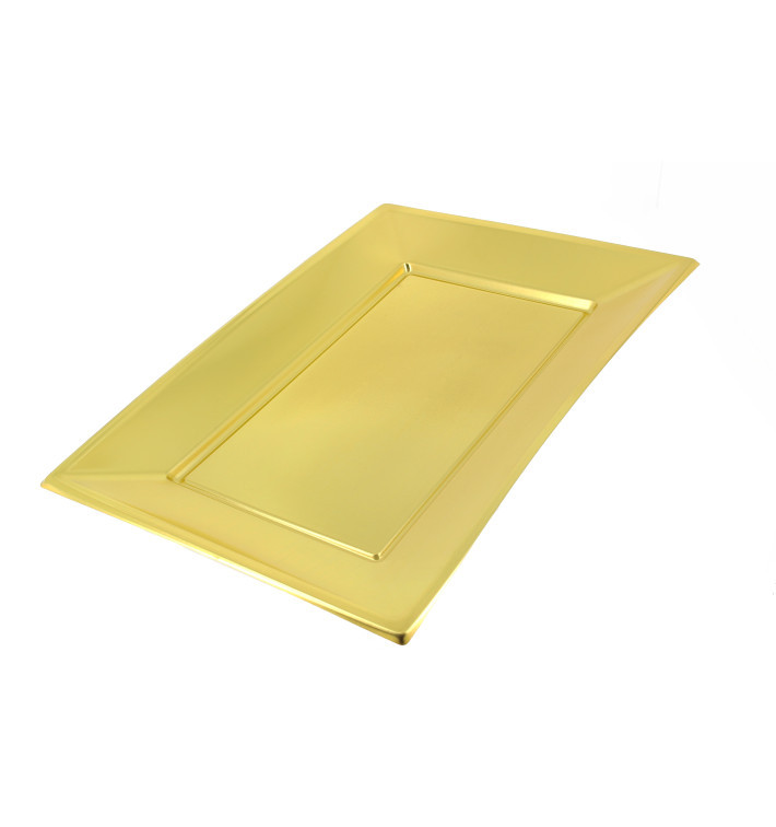 Podnos Plastové Zlato 330x230mm Podnos Plastové Zlato 330x230mm