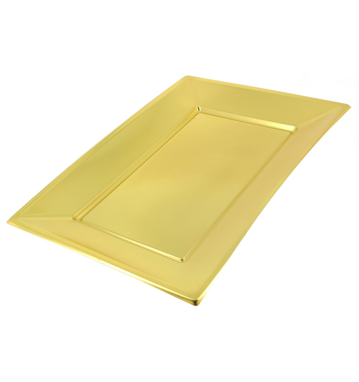 Podnos Plastový Zlato 330x225mm Podnos Plastový Zlato 330x225mm