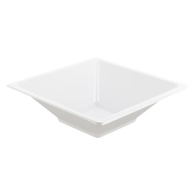 Plastové Misky PS Čtvercový Bílý 12x12 Vrstvym 