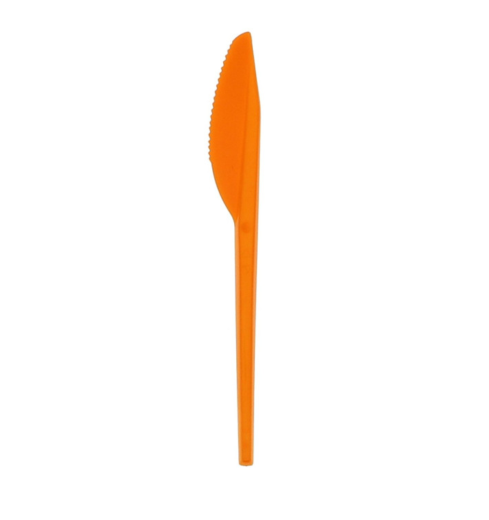 Plastový Nůž PS Oranžový 165 mm Plastový Nůž PS Oranžový 165 mm