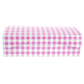 Krabička pro Cukrárny Karton 25,8x18,9x8cm 2Kg Růžová (25 Kousky)