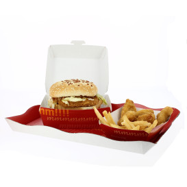 Krabička na Hamburger XXL 14,5x14,5x8 cm (400 Kousky)