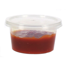 Misk na Omáčky PP Čirý s Víčko 120ml (1000 Kousky)