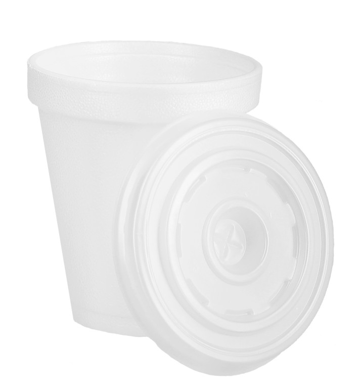 Kelímek Termální Foam EPS 6Oz/180ml Bílý + Víčko Kelímek Termální Foam EPS 6Oz/180ml Bílý + Víčko