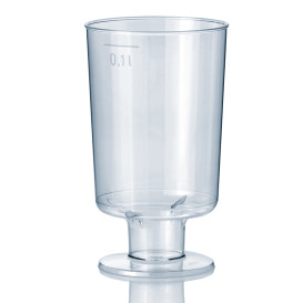Plastové Sklenice s Černou 100 ml 