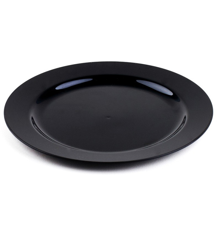 Plastové Talíř Černá 26cm Plastové Talíř Černá 26cm