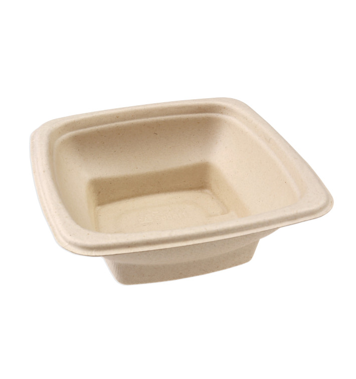 Misky z Cukrové Třtiny 500ml 150x150x40mm Misky z Cukrové Třtiny 500ml 150x150x40mm