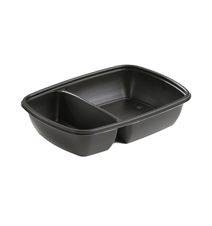 Plastové Obaly PP 2 Vrstvy Černá 900ml 23x16,5x5cm Plastové Obaly PP 2 Vrstvy Černá 900ml 23x16,5x5cm