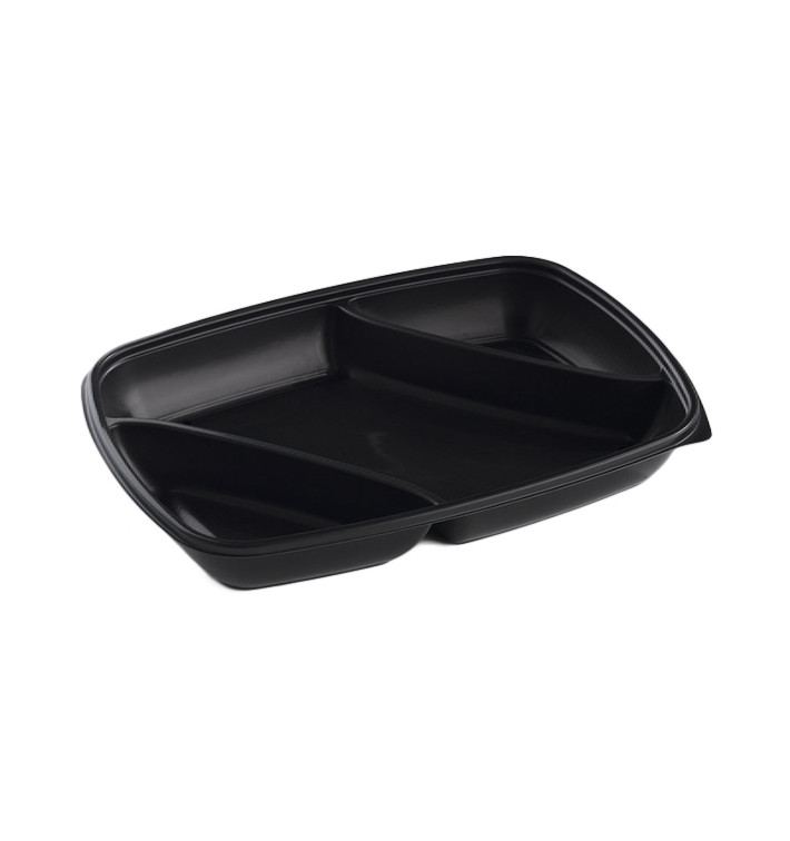 Plastové Obaly PP 3 Vrstvami Černá 975ml 28x20x4cm Plastové Obaly PP 3 Vrstvami Černá 975ml 28x20x4cm