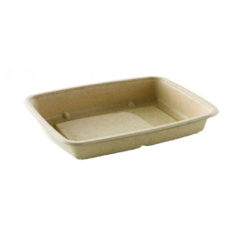 Obaly z Cukrové Třtiny 600ml 230x165x30mm (75 Kousky)
