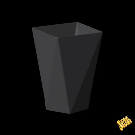 Kelímek pro Ochutnávky Diamant Černá 150 ml (240 Kousky)