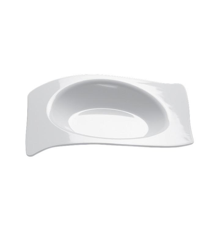 Talíř pro Ochutnávky Flat Bílý 8x6,6 cm (50 Kousky) Talíř pro Ochutnávky Flat Bílý 8x6,6 cm (50 Kousky)
