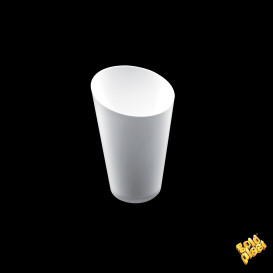 Kelímek pro Ochutnávky Kónické Vysoký Bílý 70 ml (500 Kousky)
