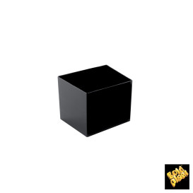 Misky pro Ochutnávky Krychle Černá 60 ml (15 Kousky)