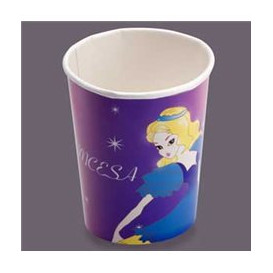 Kartonové Kelímek Navržen Princezny 200ml (25 Kousky)