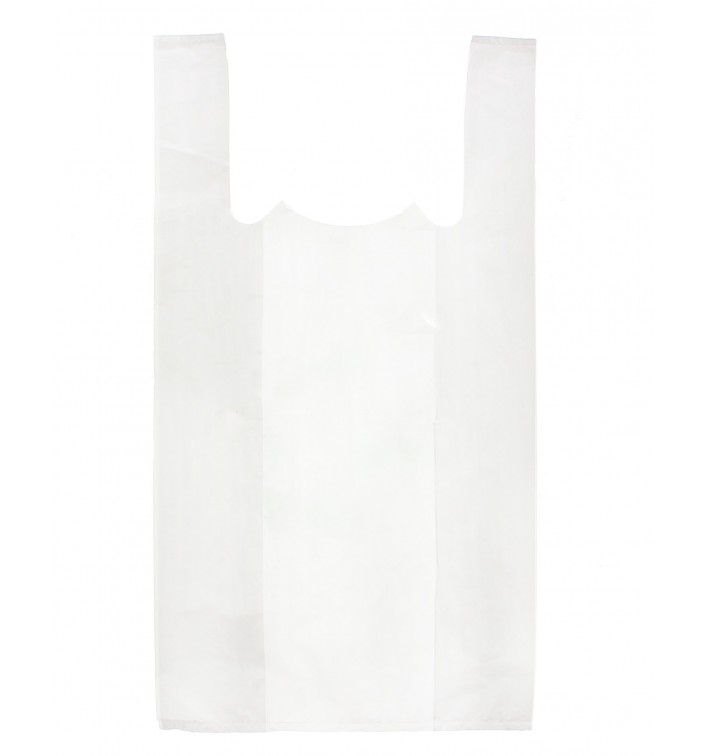 Mikrotenová Plastové Taška 40x50cm Bílá (200 Kousky)