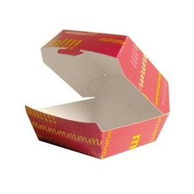 Krabička na Hamburger Kraft 12x12x7 cm (25 Kousky)