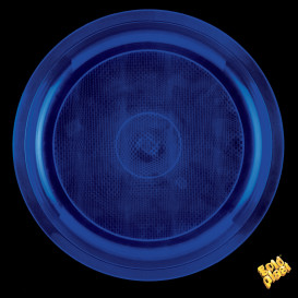 Plastové Talíř Modrý Round PP Ø290mm (300 Kousky)
