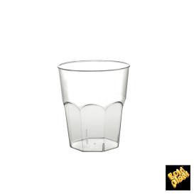Plastové Kelímek na Koktejl Průhledný PS Ø73mm 220ml (50 Kousky)