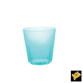 Plastové Kelímek Tyrkysová Průhledný PS Ø73mm 220ml (1000 Kousky)