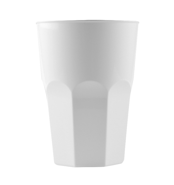 Plastové Kelímek na Koktejl Bílý PP Ø84mm 350ml (420 Kousky) Plastové Kelímek na Koktejl Bílý PP Ø84mm 350ml (420 Kousky)