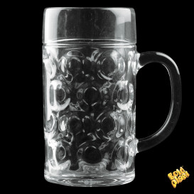 Karafa Opakovaně Použitelné SAN na Pivo Ø105mm 1000ml (6 Kousky)