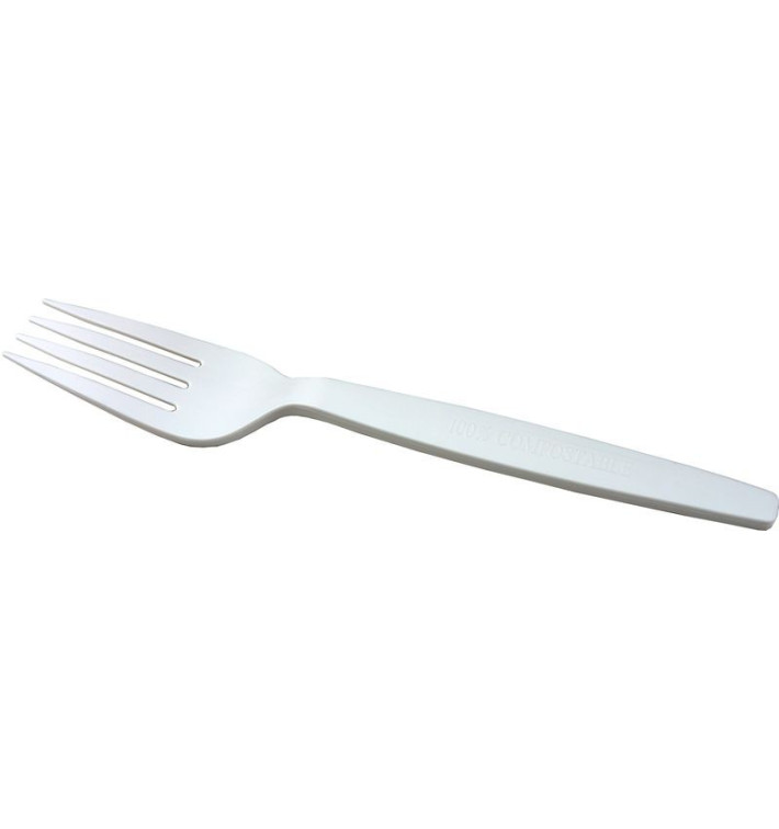 Vidlička Biologicky Odbouratelný CPLA Bílý 160mm Krabička (50 Kousky) Vidlička Biologicky Odbouratelný CPLA Bílý 160mm Krabička (50 Kousky)