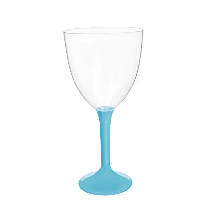 Plastové Sklenice na Víno s Černou Tyrkysová 300ml 2P (200 Kousky) Plastové Sklenice na Víno s Černou Tyrkysová 300ml 2P (200 Kousky)