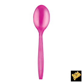Plastová lžíce PS Premium Fuchsie 190mm (50 Kousky)