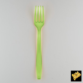 Plastová Vidlička PS Premium Zelené Vápno 190mm (1000 Kousky)