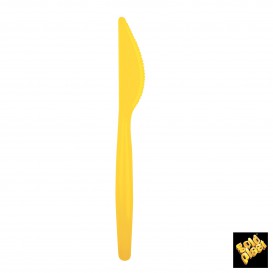 Plastový Nůž Easy PS Žlutá185mm (500 Kousky)