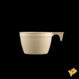 Plastové Šálek PP Cup Béžový 90ml (50 Kousky)