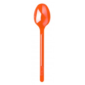 Plastová lžíce Oranžový PS 175mm (20 Kousky)
