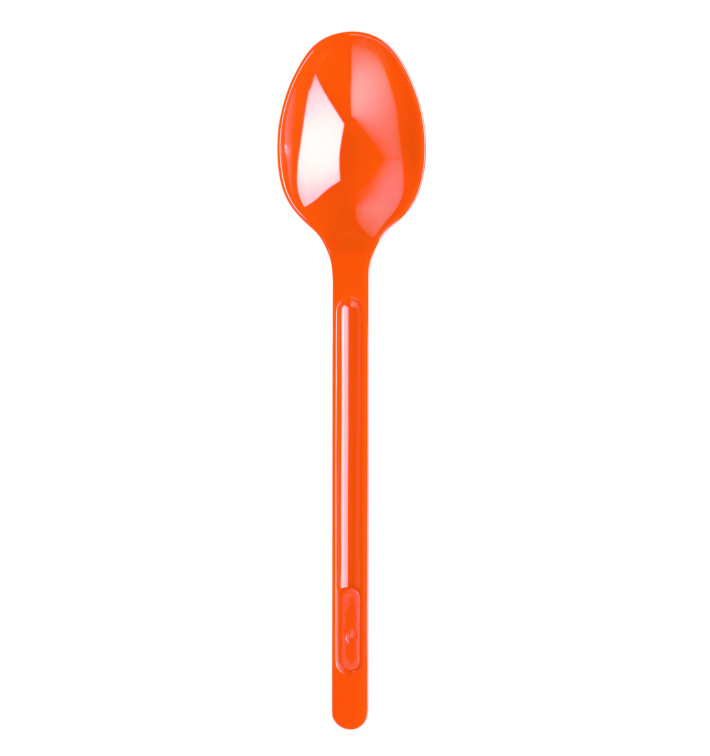 Plastová lžíce Oranžový PS 175mm (20 Kousky) Plastová lžíce Oranžový PS 175mm (20 Kousky)