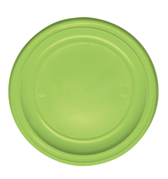 Plastové Talíř PS Plochá Zelené Vápno Ø220mm (780 Kousky) Plastové Talíř PS Plochá Zelené Vápno Ø220mm (780 Kousky)