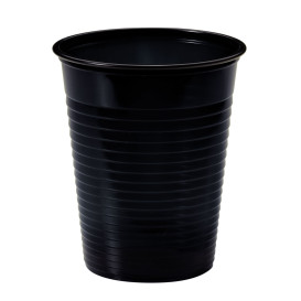 Plastové Kelímek PS Černá 200ml Ø7cm (50 Kousky)