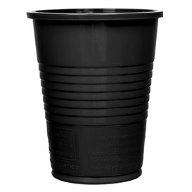 Plastové Kelímek PS Černá 200ml Ø7cm (50 Kousky)
