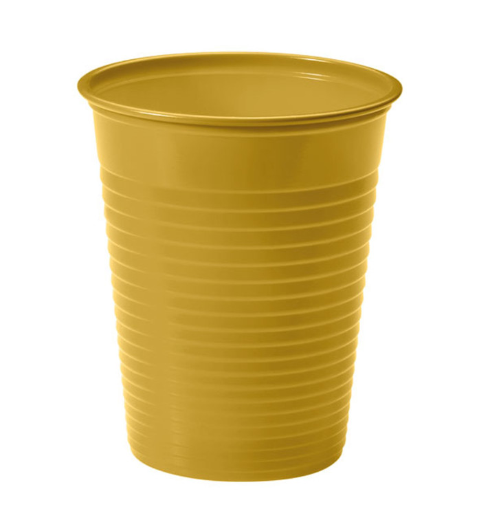 Plastové Kelímek PS Zlato 200ml Ø7cm(1500 Kousky) Plastové Kelímek PS Zlato 200ml Ø7cm(1500 Kousky)