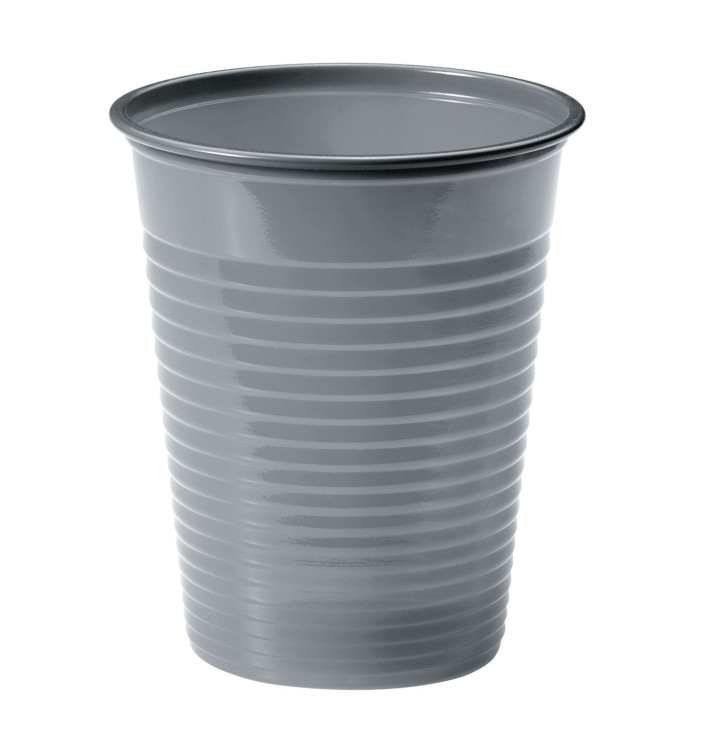 Plastové Kelímek PS Stříbrný 200ml Ø7cm (50 Kousky) Plastové Kelímek PS Stříbrný 200ml Ø7cm (50 Kousky)