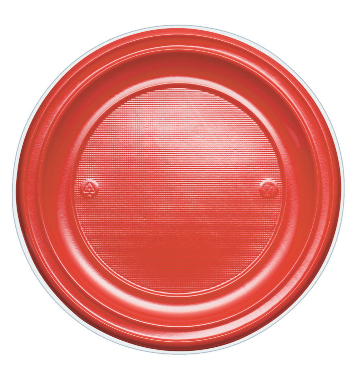Plastové Talíř PS Plochá Červené Ø220mm (780 Kousky) Plastové Talíř PS Plochá Červené Ø220mm (780 Kousky)