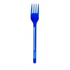Plastová Vidlička PS Tmavě Modrá 175mm (20 Kousky)