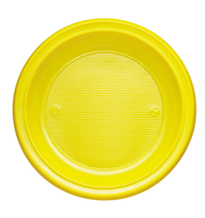 Plastové Talíř PS na Polévku Žlutá Ø220mm (600 Kousky) Plastové Talíř PS na Polévku Žlutá Ø220mm (600 Kousky)