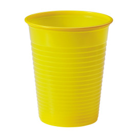 Plastové Kelímek PS Žlutá 200ml Ø7cm (50 Kousky)