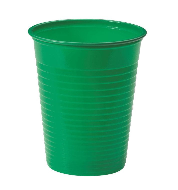 Plastové Kelímek PS Zelený 200ml Ø7cm (50 Kousky) Plastové Kelímek PS Zelený 200ml Ø7cm (50 Kousky)
