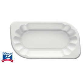 Podnos Plastový PS Bílá 175x95x30mm 250ml (1500 Kousky)
