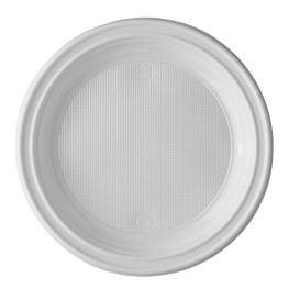 Plastové Talíř PS na Polévku Bílý 220 mm (100 Kousky)